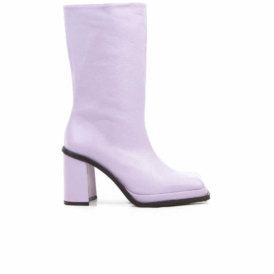 Women L'Intervalle | L'Intervalle Women Chaumont Lilac Leather