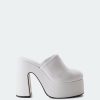 Women L'Intervalle | L'Intervalle Muse White Leather Women White Leather/Cuir Blanc