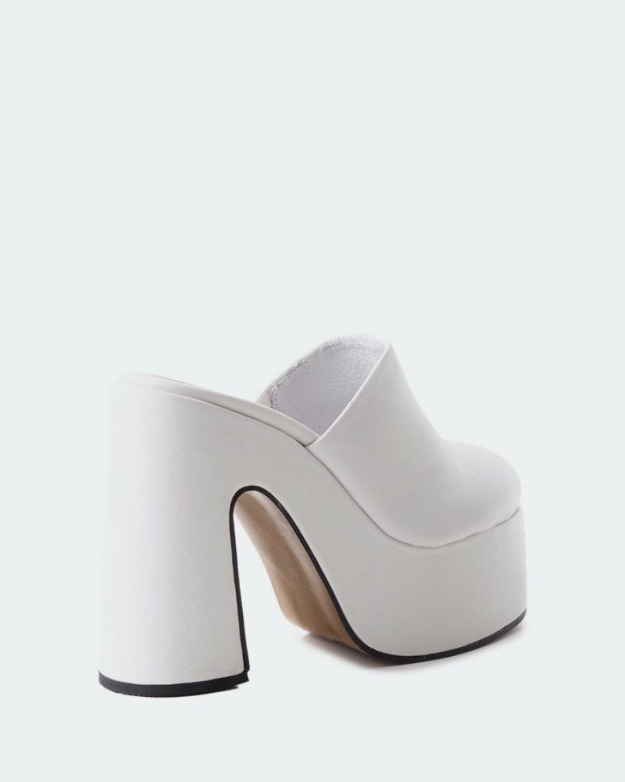 Women L'Intervalle | L'Intervalle Muse White Leather Women White Leather/Cuir Blanc