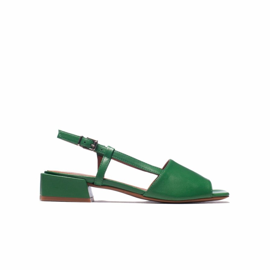 Women L'Intervalle | L'Intervalle Marilla Green Leather Women