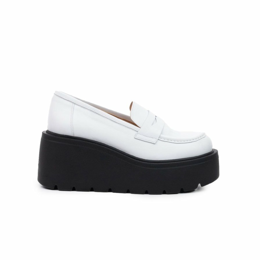 Women L'Intervalle | L'Intervalle Shoes Detroit White Leather