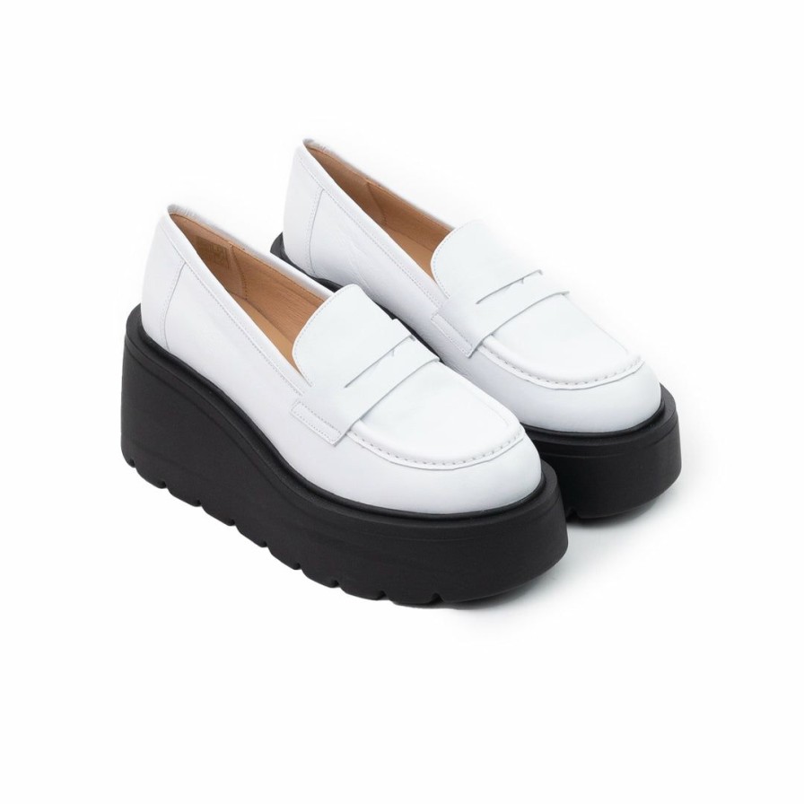 Women L'Intervalle | L'Intervalle Shoes Detroit White Leather