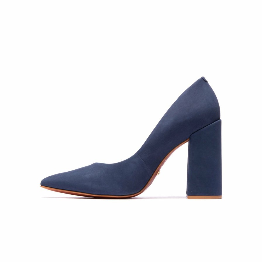 Women L'Intervalle | L'Intervalle Women Catalina Navy Nubuck