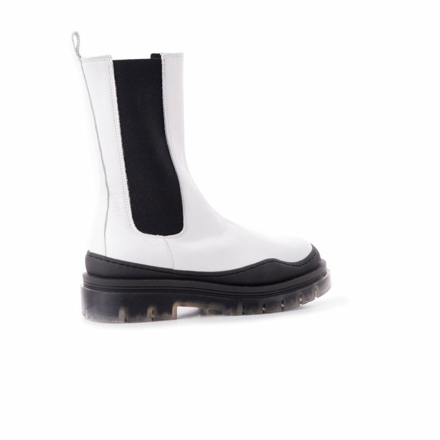 Women L'Intervalle | L'Intervalle Women Nagano White Leather