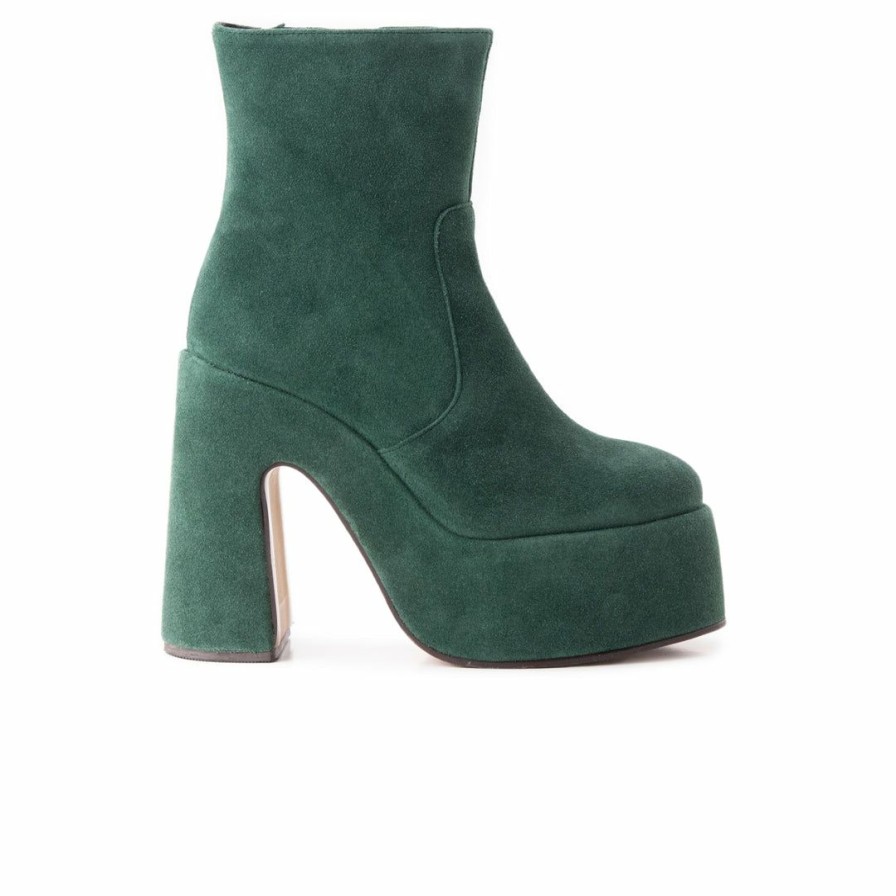 Women L'Intervalle | L'Intervalle Daze Dark Green Suede Women Dark Green Suede/Vert Fonce Suede