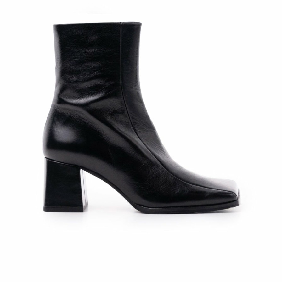 Women L'Intervalle | L'Intervalle Carlton Women Black Leather