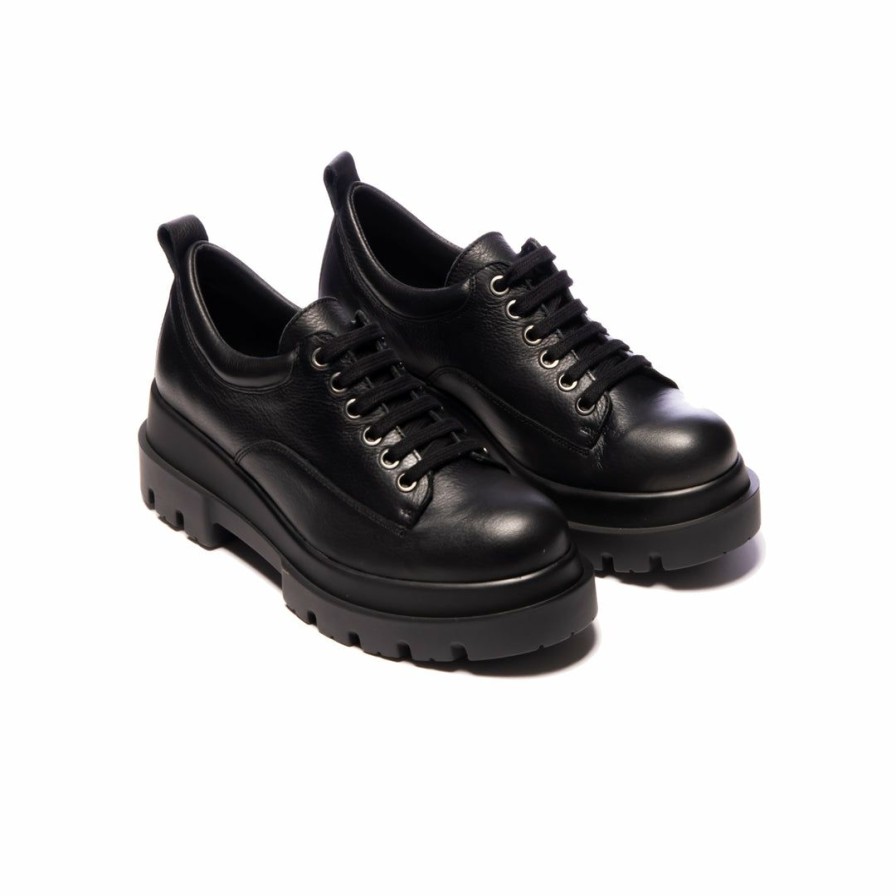 Women L'Intervalle | L'Intervalle Hawk Women Black Leather