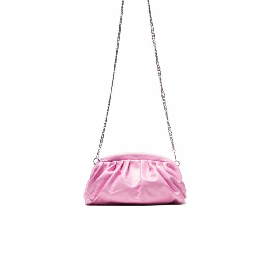 Bags L'Intervalle | L'Intervalle Women Dibra Dark Pink Leather