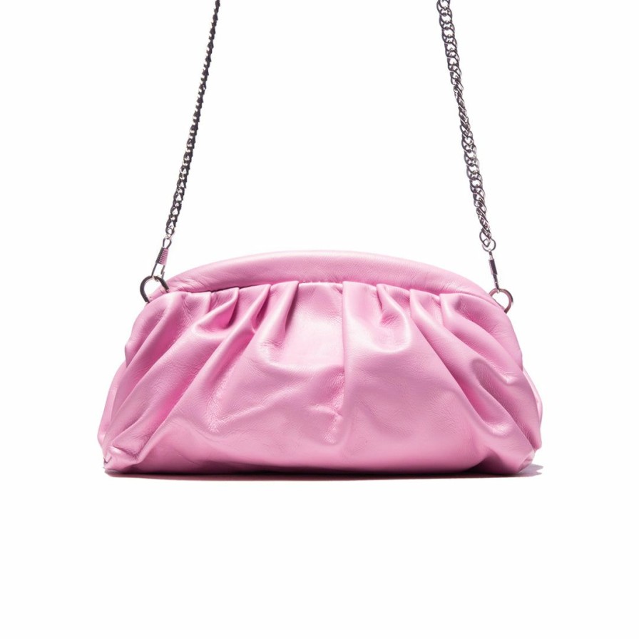 Bags L'Intervalle | L'Intervalle Women Dibra Dark Pink Leather