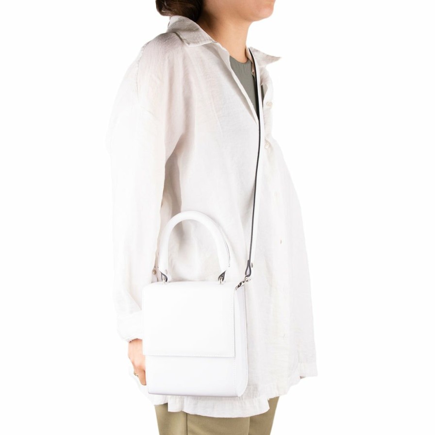 Women L'Intervalle | L'Intervalle Women Tonella White Leather White Leather/Cuir Blanc