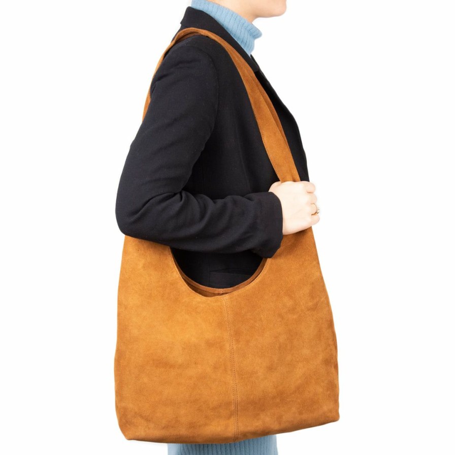 Bags L'Intervalle | L'Intervalle Agard Tan Suede Tan Suede/Ocre Suede