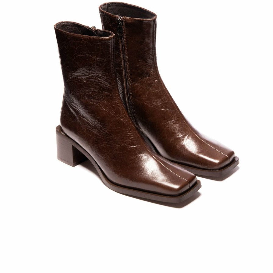 Women L'Intervalle | L'Intervalle Truro Dark Brown Leather