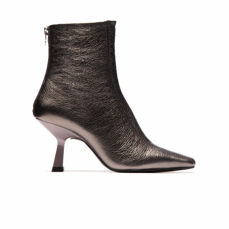 Women L'Intervalle | L'Intervalle Scarp Women Pewter Leather