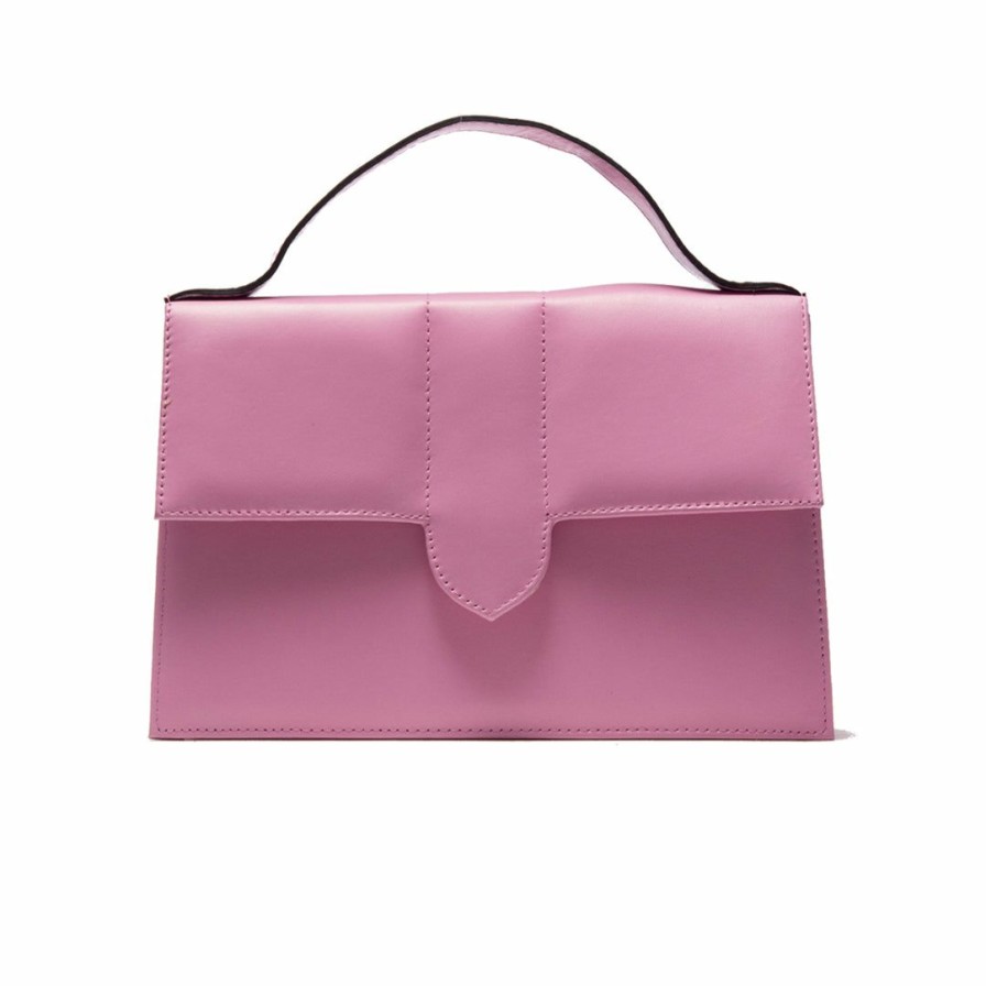 Bags L'Intervalle | L'Intervalle Women Diya Dark Pink Leather