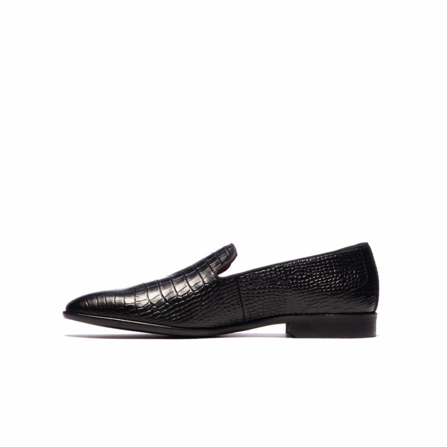 Women L'Intervalle | L'Intervalle Dylon Men Black Croco