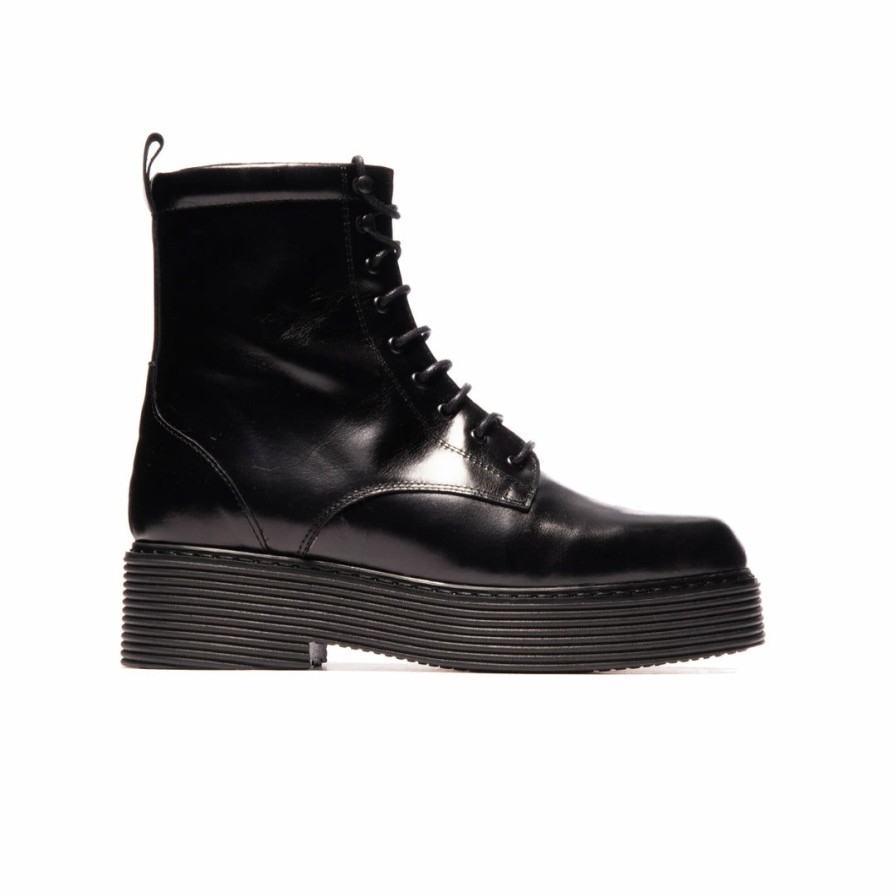 Women L'Intervalle | L'Intervalle Women Haggs Black Leather