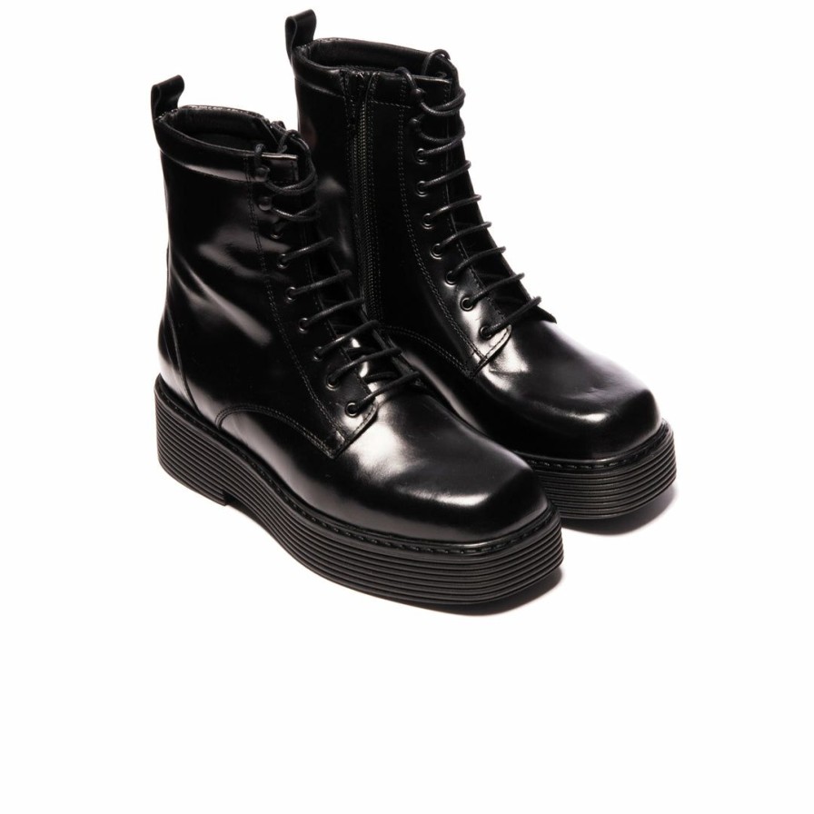 Women L'Intervalle | L'Intervalle Women Haggs Black Leather