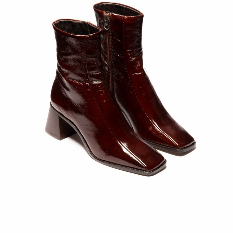 Women L'Intervalle | L'Intervalle Women Bogart Chestnut Leather