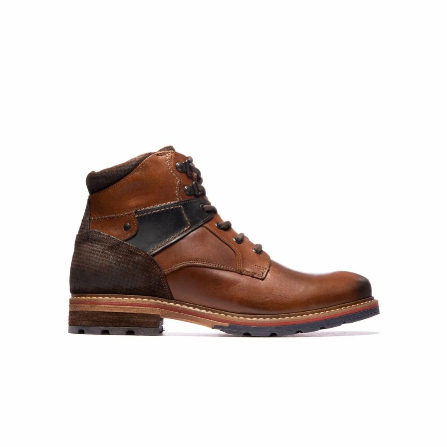 Men L'Intervalle | L'Intervalle Creek Cognac Leather Men