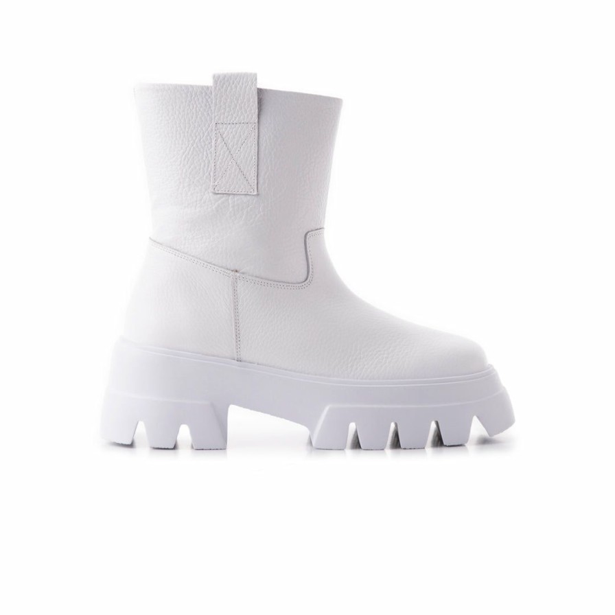 Women L'Intervalle | L'Intervalle Alaska White Leather