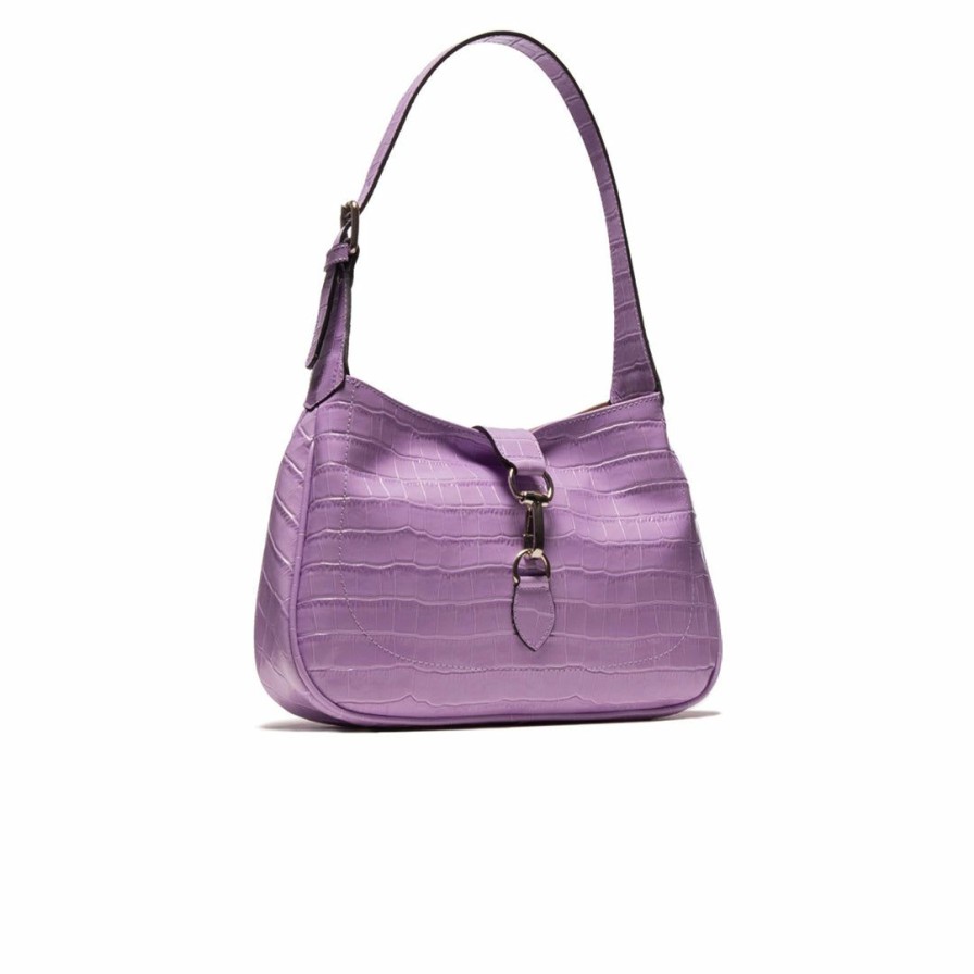 Bags L'Intervalle | L'Intervalle Women Hedy Lilac Croco