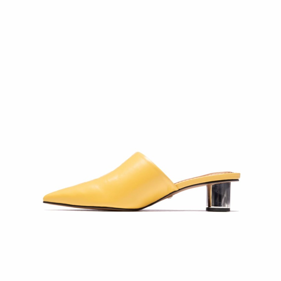 Women L'Intervalle | L'Intervalle Women Sunflower Yellow Leather