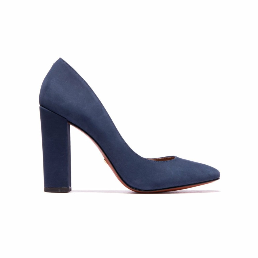 Women L'Intervalle | L'Intervalle Hailey Navy Nubuck Women