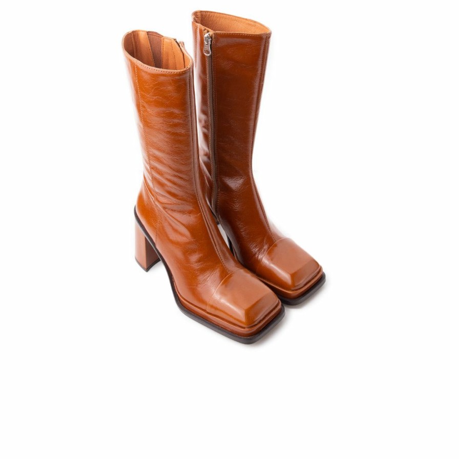 Women L'Intervalle | L'Intervalle Andover Women Tan Leather