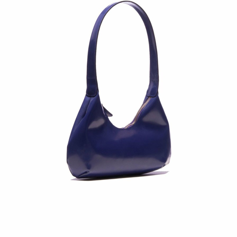 Bags L'Intervalle | L'Intervalle Mollina Dark Blue Box Purple Leather