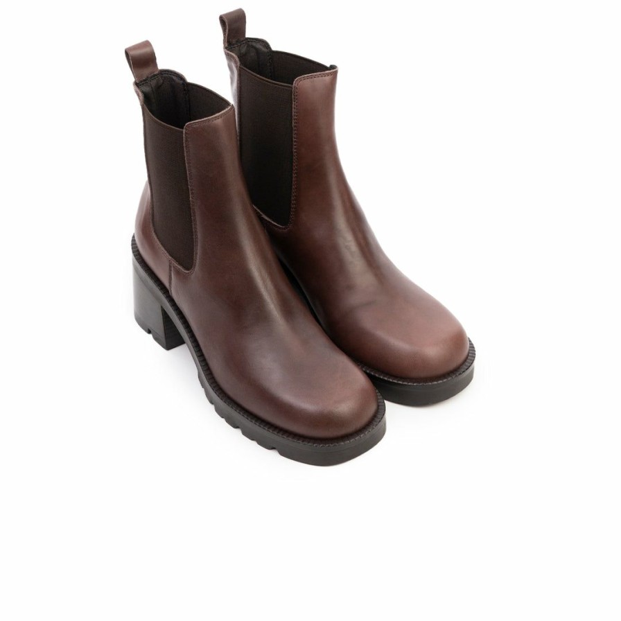 Women L'Intervalle | L'Intervalle Germains Brown Leather