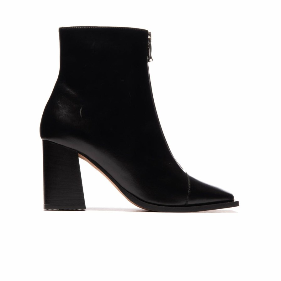 Women L'Intervalle | L'Intervalle Women Bergamo Black Leather