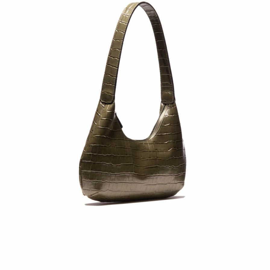 Bags L'Intervalle | L'Intervalle Women Molly Khaki Croco