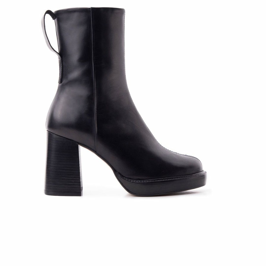 Women L'Intervalle | L'Intervalle Powell Women Black Leather