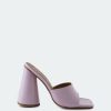 Women L'Intervalle | L'Intervalle Alaya Lilac Leather Lilac Leather/Cuir Lilas