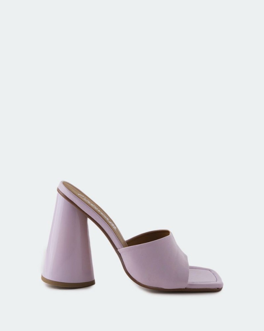 Women L'Intervalle | L'Intervalle Alaya Lilac Leather Lilac Leather/Cuir Lilas