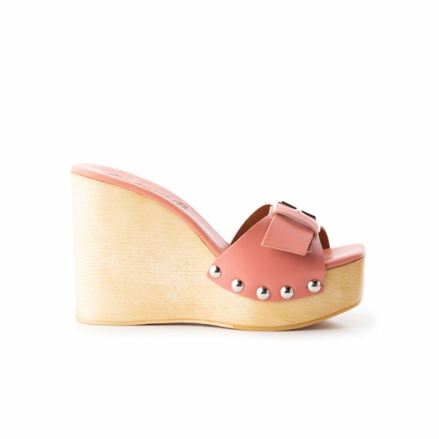 Women L'Intervalle | L'Intervalle Adore Pink Leather Pink Leather/Cuir Rose