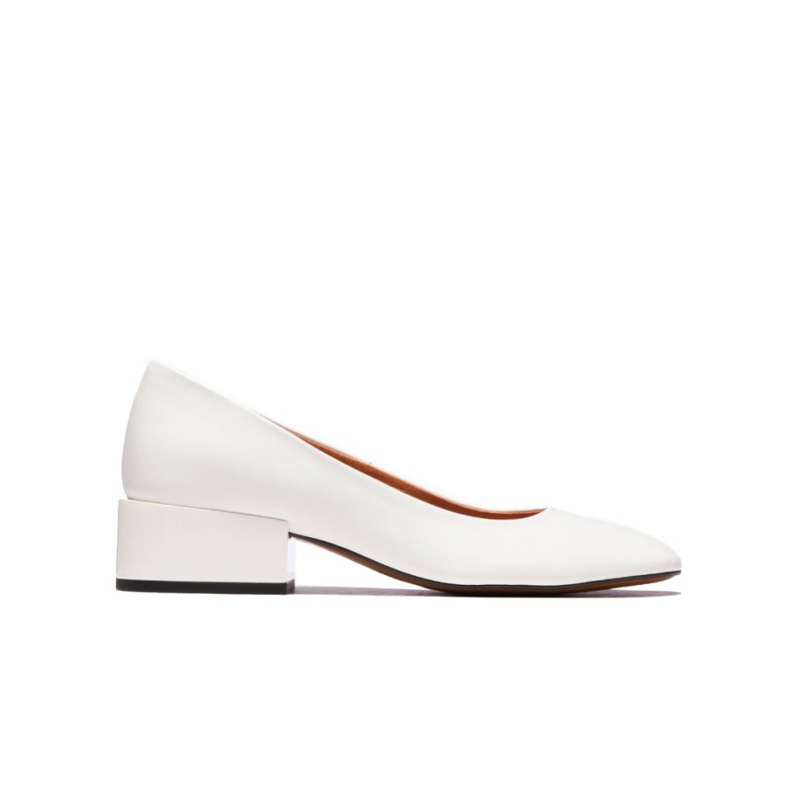 Women L'Intervalle | L'Intervalle Armini White Leather Women