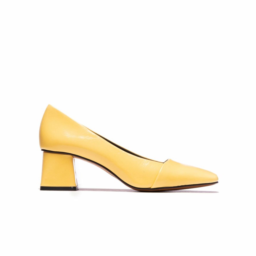 Women L'Intervalle | L'Intervalle Kiera Yellow Leather Women