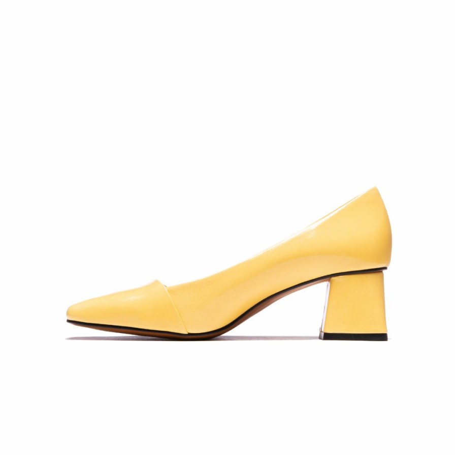 Women L'Intervalle | L'Intervalle Kiera Yellow Leather Women