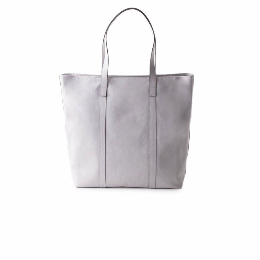 Bags L'Intervalle | L'Intervalle Hans Grey Leather Women Grey Leather/Cuir Gris