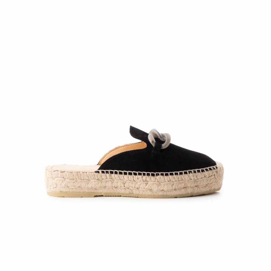 Women L'Intervalle | L'Intervalle Anapolis Black Suede Women Black Suede/Suede Noir