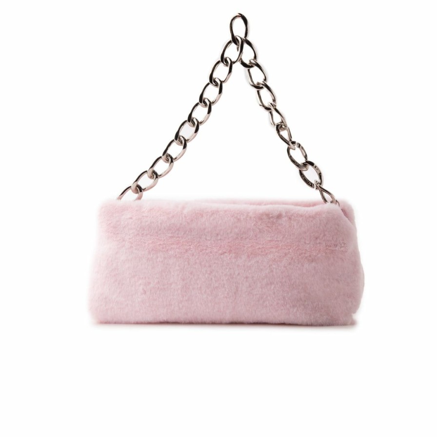 Bags L'Intervalle | L'Intervalle Melo Light Pink Fur Women Light Pink Fur/Fourrure Rose Pale