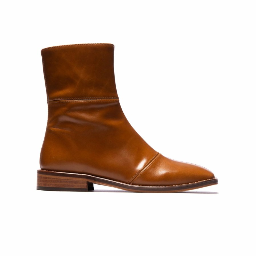 Women L'Intervalle | L'Intervalle Brunswick Tan Leather