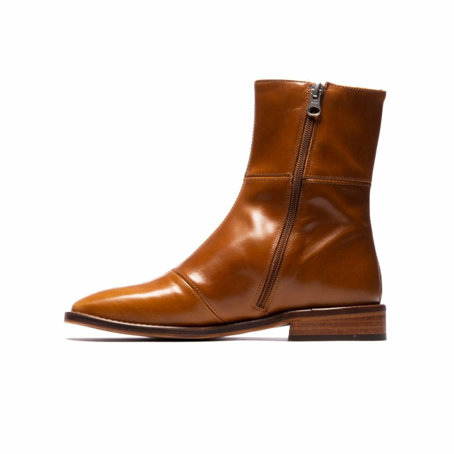 Women L'Intervalle | L'Intervalle Brunswick Tan Leather