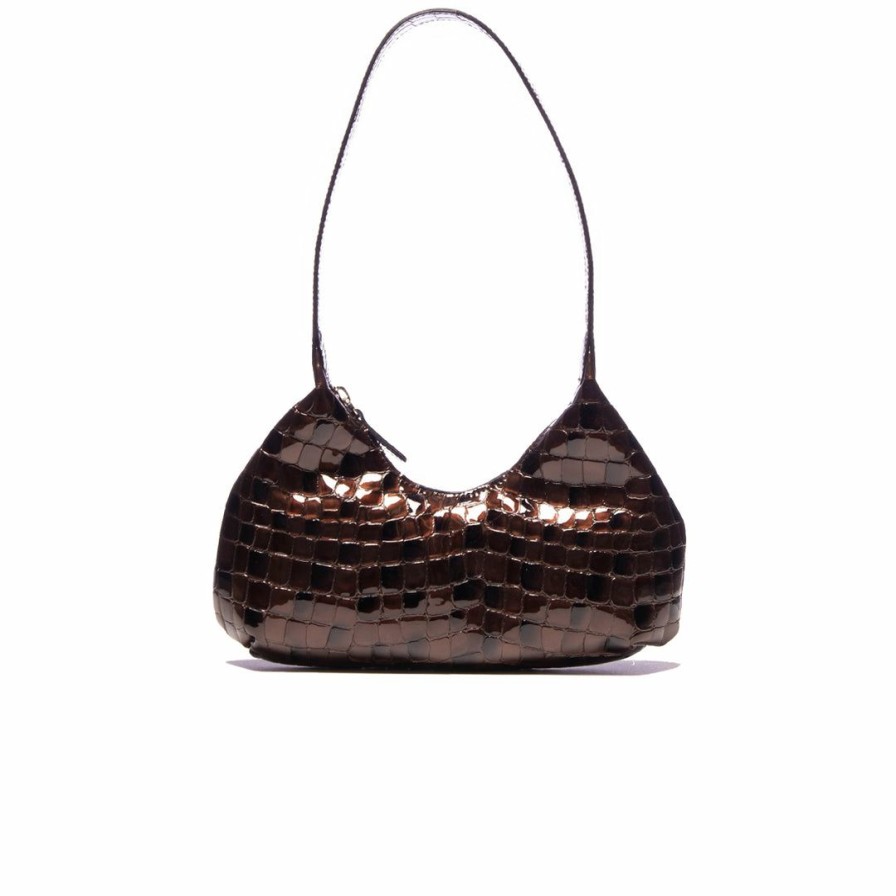 Bags L'Intervalle | L'Intervalle Women Mollina Brown Shiny Croco