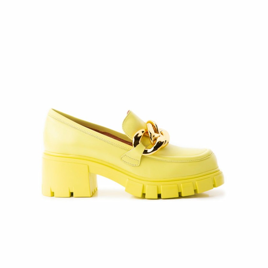 Women L'Intervalle | L'Intervalle Copenhagen Yellow Leather Women Yellow Leather/Cuir Jaune