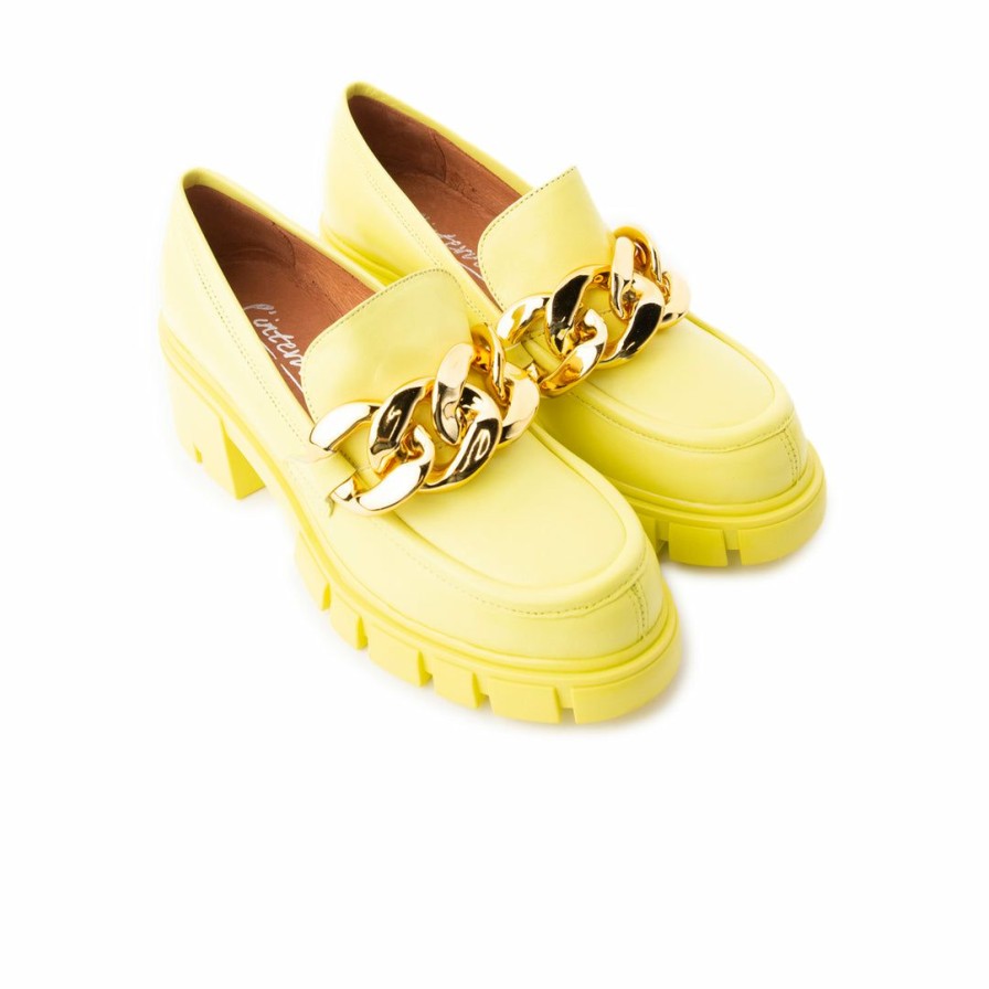 Women L'Intervalle | L'Intervalle Copenhagen Yellow Leather Women Yellow Leather/Cuir Jaune