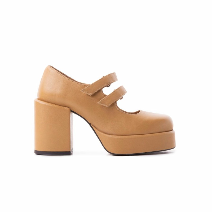 Women L'Intervalle | L'Intervalle Sayda Camel Leather