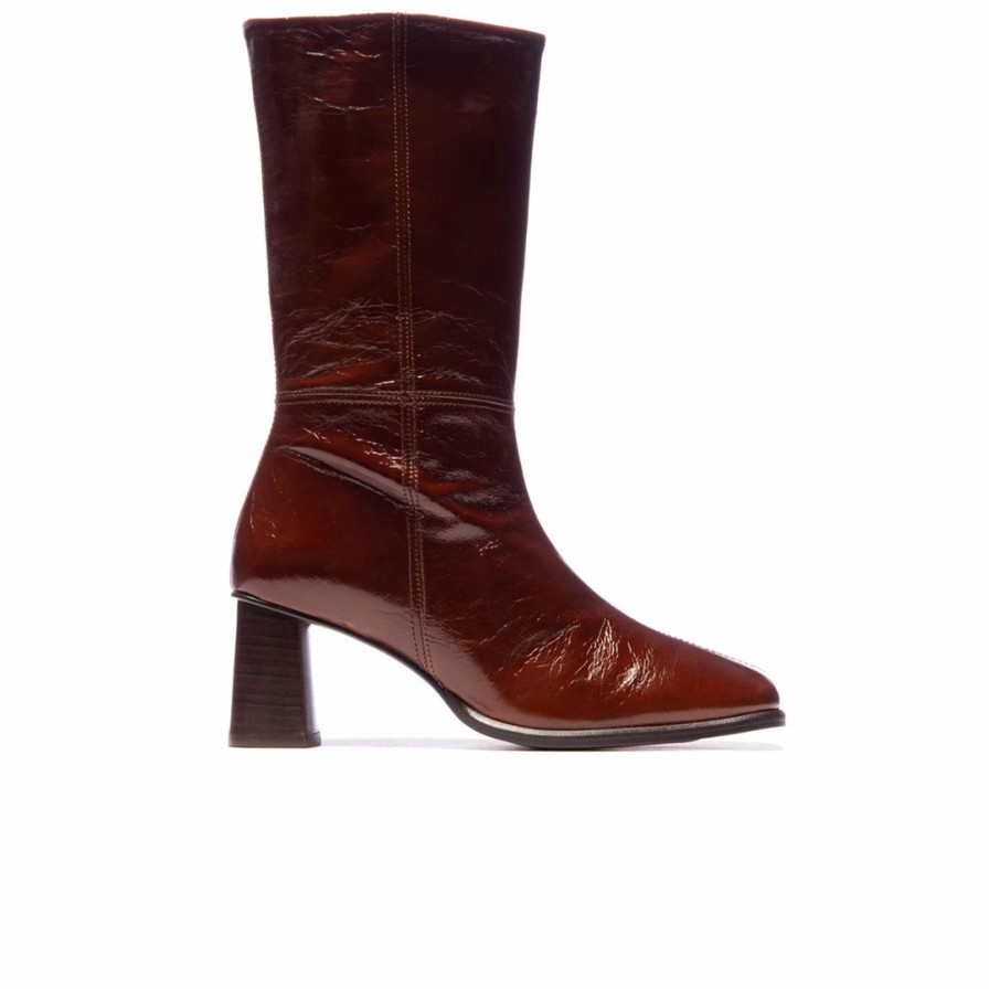 Women L'Intervalle | L'Intervalle Francis Women Chestnut Leather