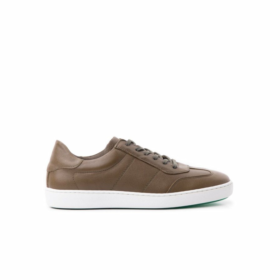 Women L'Intervalle | L'Intervalle Chaos Men Olive Leather